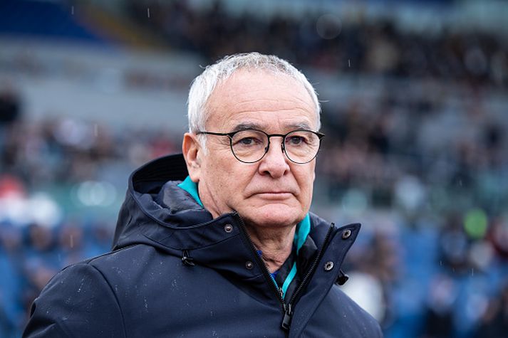 Ranieri á hliðarlínunni um helgina.