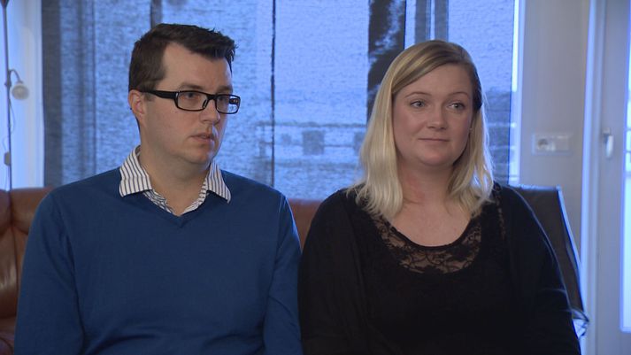 Arnar Björnsson og Elsa Margrét Böðvarsdóttir, foreldrar drengs með Asperger heilkenni.