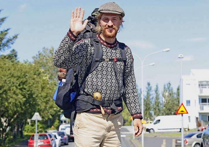 Jüri Burmeister er kominn til Bandaríkjanna eftir ánægjulegan tíma á Íslandi þótt hann hafi verið lengri en hann reiknað með.