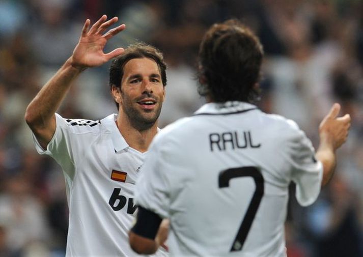 Ruud van Nistelrooy í búningi Real Madrid.