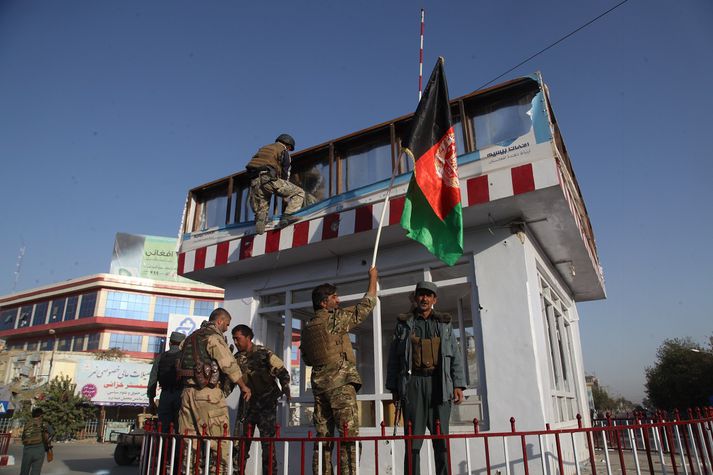 Afganski stjórnarherinn hefur hrakið herlið Talibana frá borginni Kunduz í norður-Afganistan