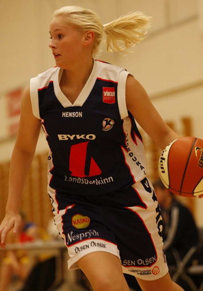 Bryndís Guðmundsdóttir skoraði 14 stig fyrir Keflavík í kvöld.