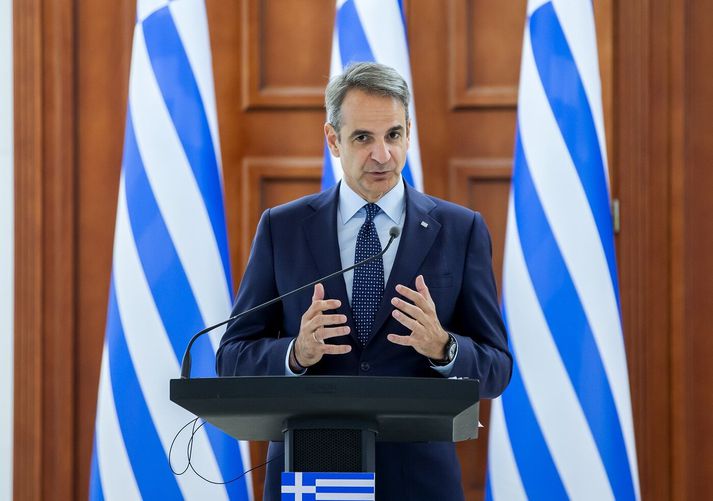 Kyriakos Mitsotakis, forsætisráðherra Grikklands.