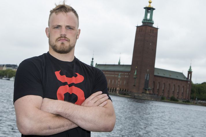 Gunnar Nelson var í kynningarferð fyrir bardagakvöldið í Stokkhólmi á dögunum.