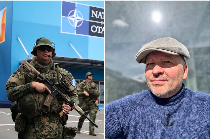 Kristinn Ingvarsson hefur verið búsettur í Haag síðastliðin þrjú ár og segir löggæslumenn vinalega þrátt fyrir mikinn vígbúnað.
