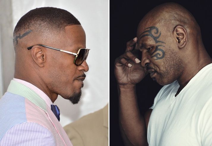 Jamie Foxx og Mike Tyson