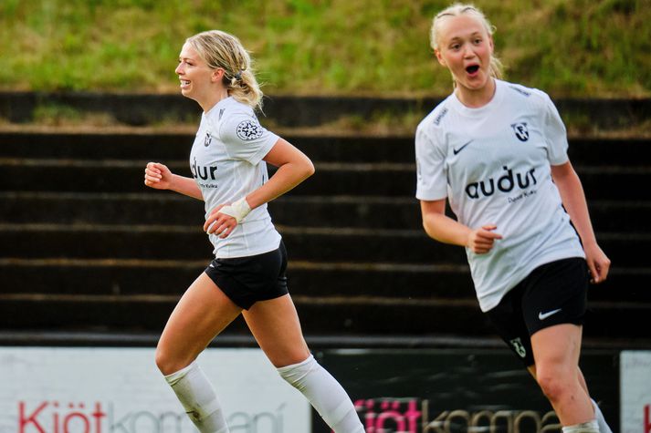 Ída Marín Hermannsdóttir er markahæst í Bestu deild kvenna með níu mörk í fyrstu ellefu umferðunum.