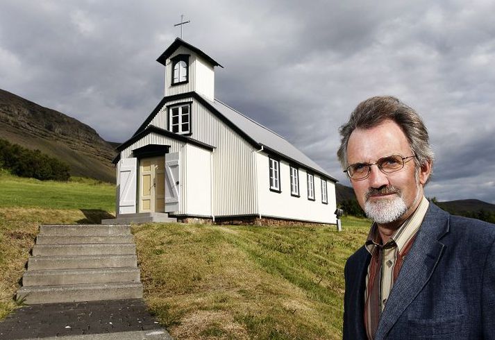 „Mér finnst það bara góð tilfinning að vera að láta af störfum,“ segir séra Gunnar. 