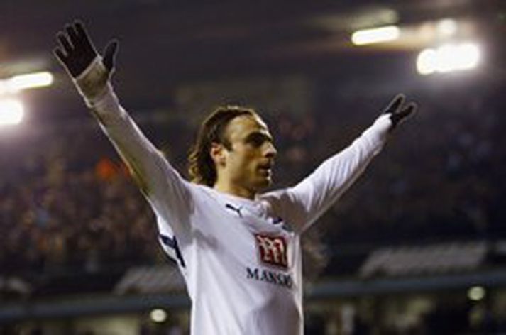 Dimitar Berbatov fer á kostum í fyrri hálfleik