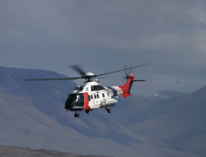 Þyrla gæslunnar. 