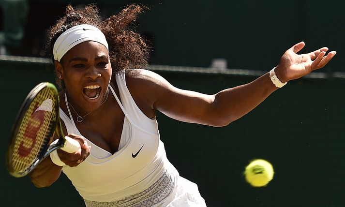 Serena Williams vann sinn sjötta sigur á Wimbledon mótinu í tennis.