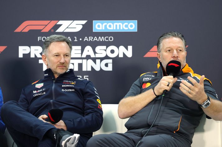 Zak Brown segir að það hafi ekki komið sér á óvart að Christian Horner hafi verið rekinn.