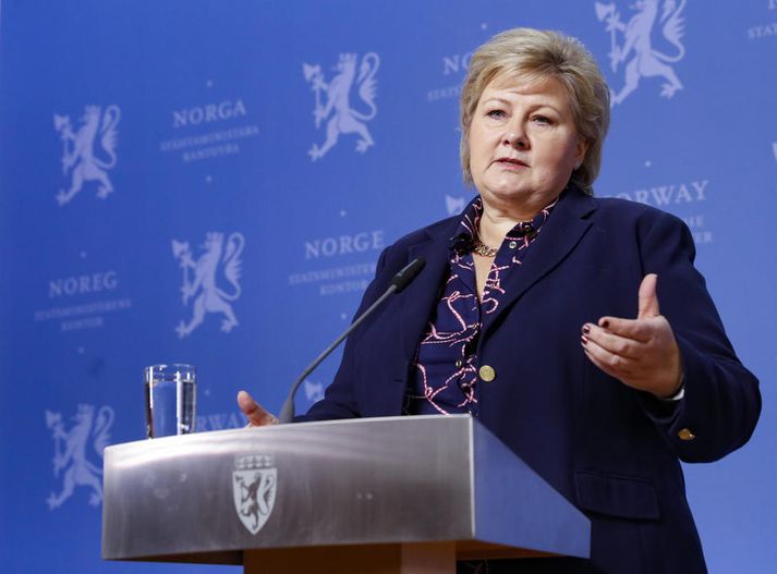 Erna Solberg, forsætisráðherra Noregs.