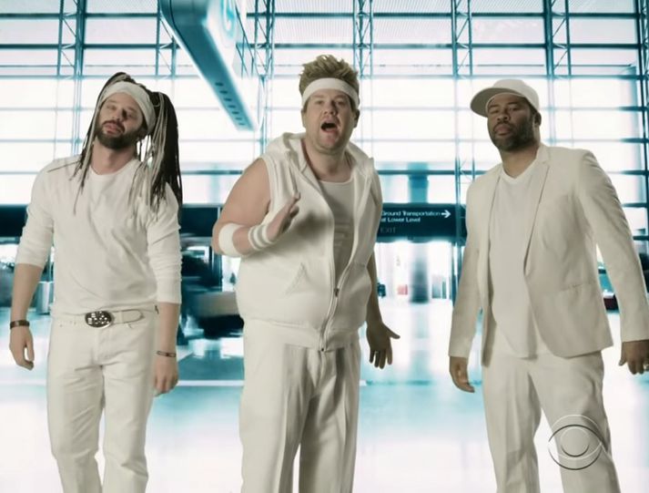 Nick Kroll, James Corden og Jordan Peele að syngja um kynmök.