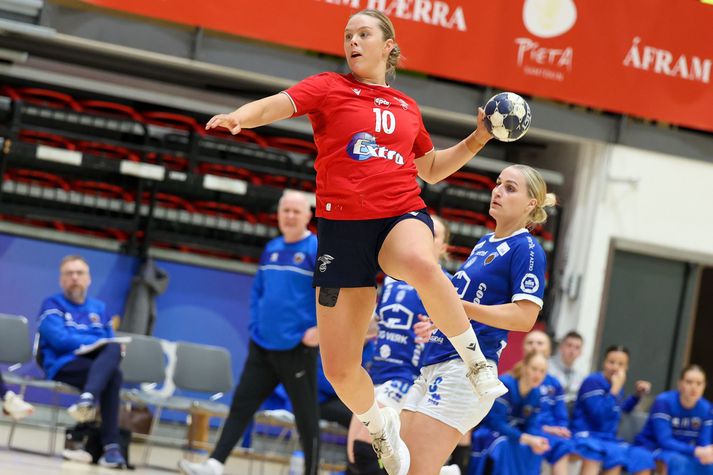 Þórey Anna Ásgeirsdóttir fór afar vel með færin sín á heimsmeistaramótinu í handbolta.