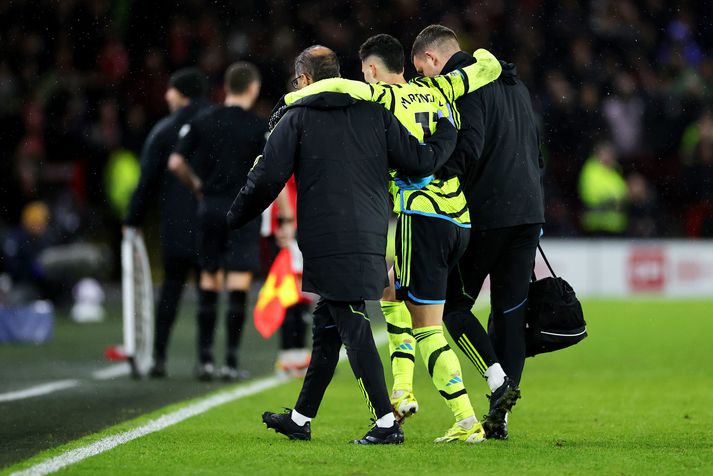 Fór meiddur af velli gegn Sheffield United þann 4. mars síðastliðinn.