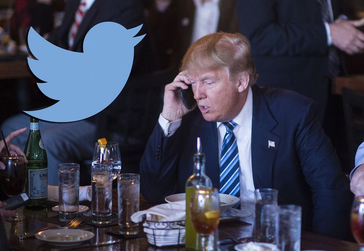 Nánustu samstarfsmenn Trump eru kampakátir með að hafa náð Twitter af Trump.