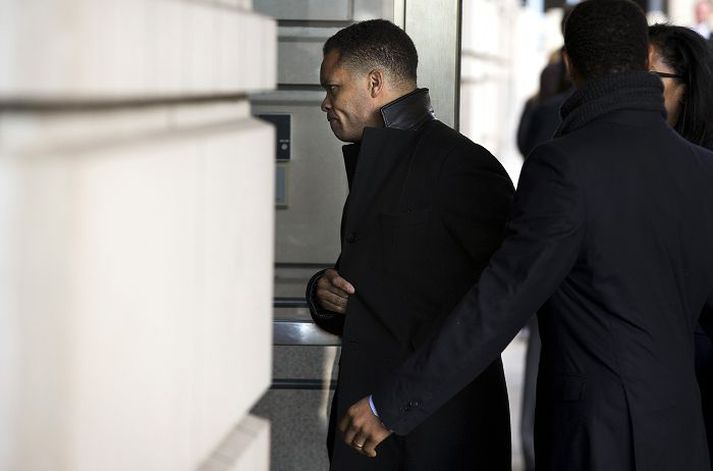 Jesse Jackson Mætir til réttarhalda í Illinois.	fréttablaðið/AP
