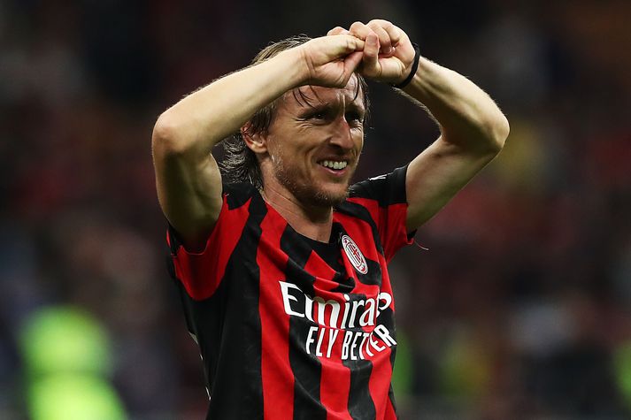 Luka Modric er á sínu fyrsta tímabili með AC Milan eftir að hafa spilað í þrettán ár með Real Madrid.