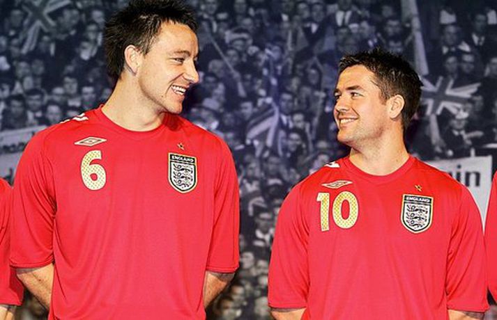 John Terry og Michael Owen virðast góðir félagar.