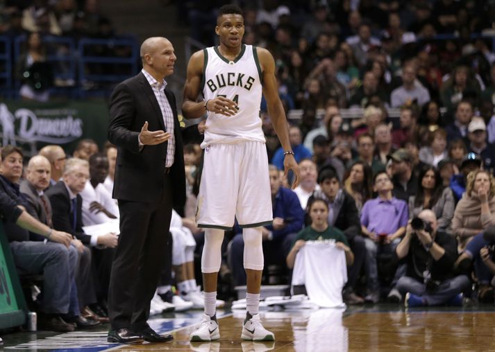 Jason Kidd hefur gert Giannis að mögnuðum leikmanni.