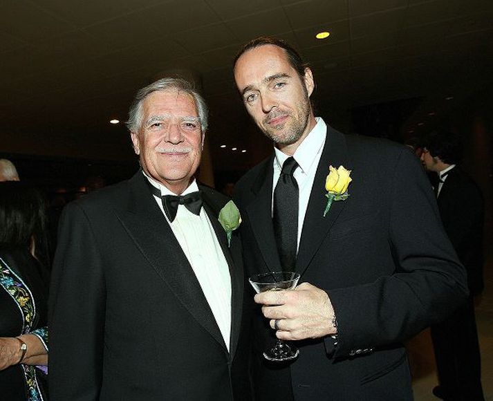 Egill Örn er hér til hægri ásamt Michael Ballhaus sem er nánasti samstarfsmaður Martin Scorsese og stjórnaði kvikmyndatökum í myndum á borð við The Departed og Goodfellas.