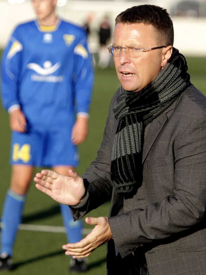 Leifur Garðarsson kom Víkingi upp í sumar.