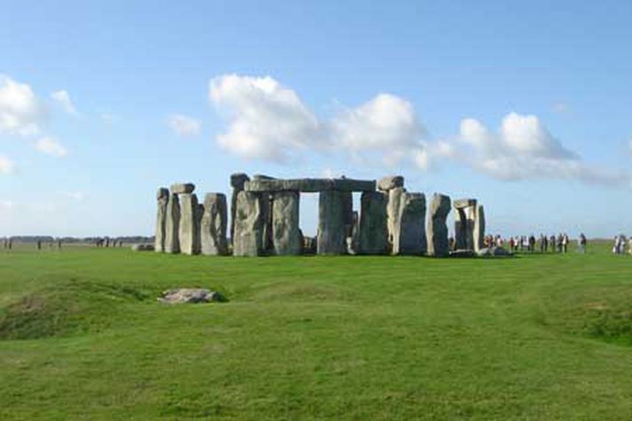 Frá Stonehenge.