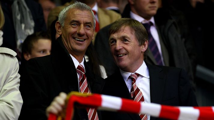 Ian Rush og Kenny Dalglish.