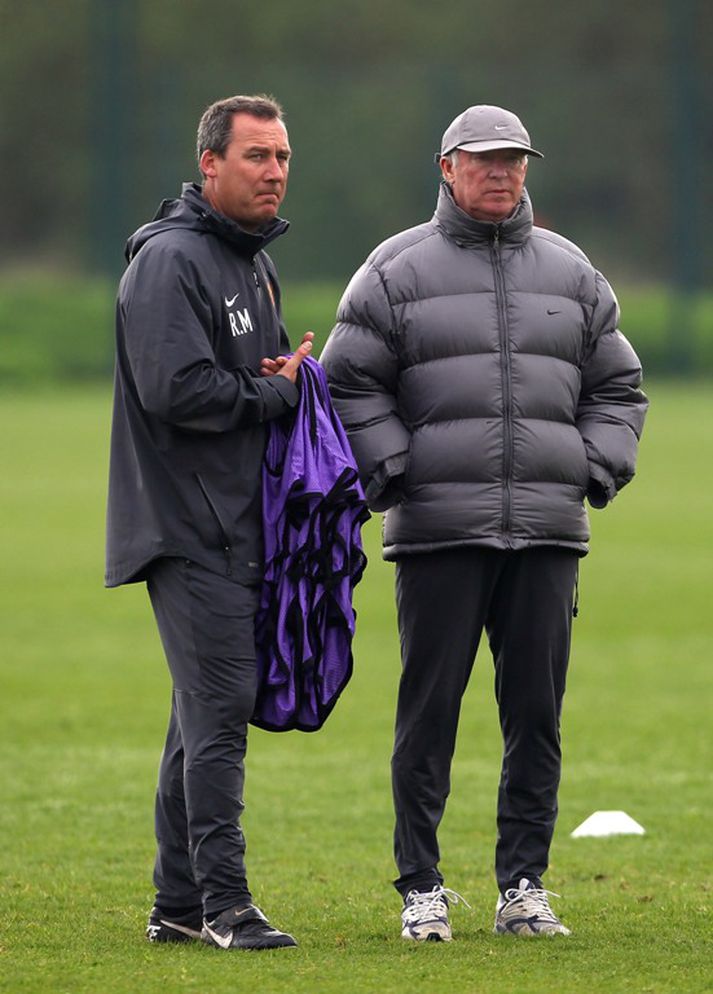 Meulensteen með Sir Alex.