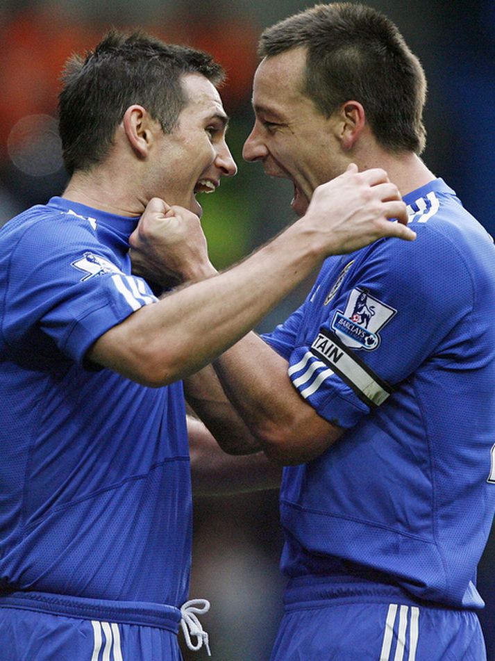 John Terry og Frank Lampard.