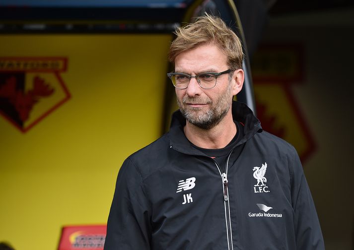 Klopp er alltaf líflegur á hliðarlínunni.