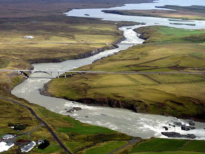 Eins og Blanda á Þjórsá upptök sín í Hofsjökli.