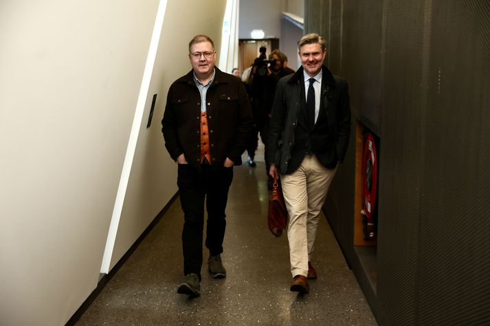 Breki Karlsson, formaður Neytendasamtakanna, og Ingvi Hrafn Óskarsson, lögmaður samtakanna.