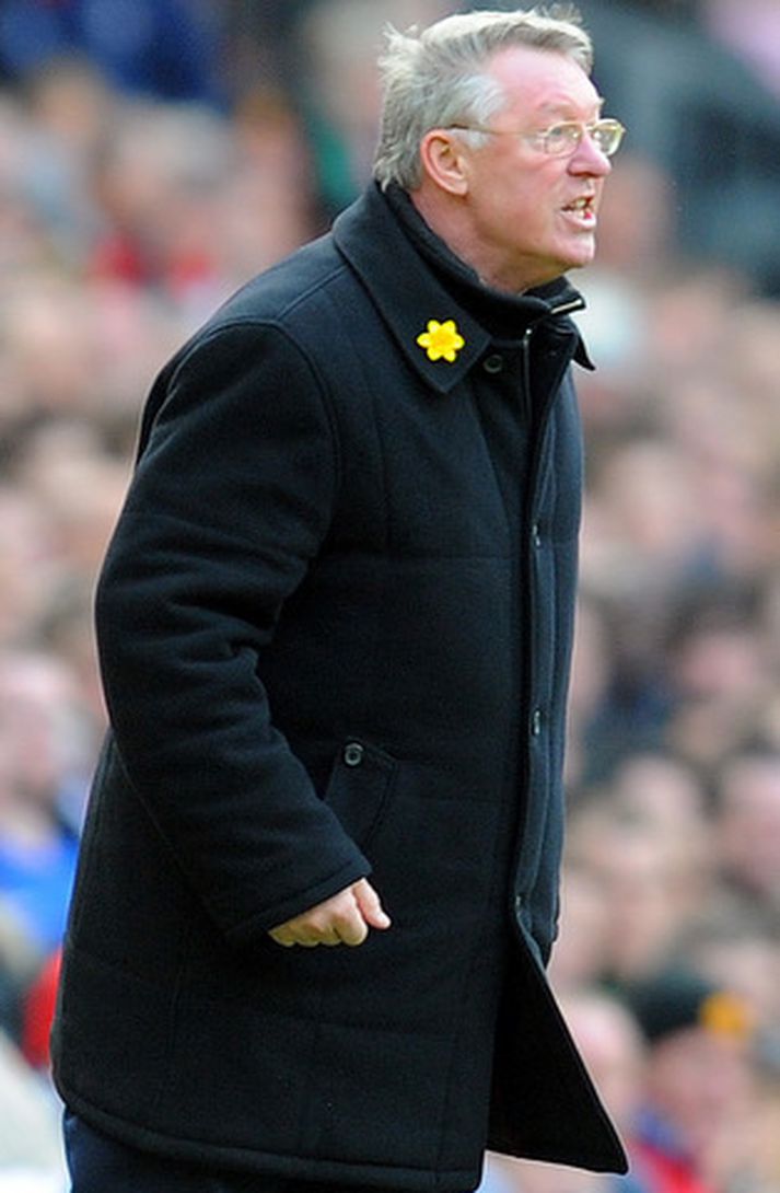 Sir Alex Ferguson, stjóri Manchester United.