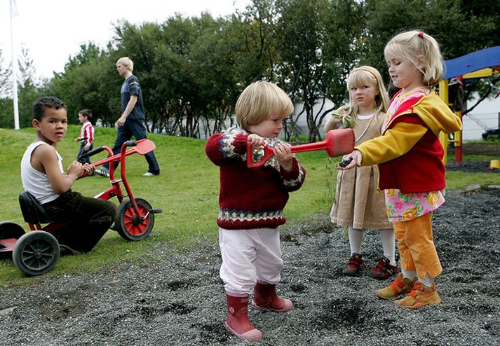 Aldrei hafa fleiri börn verið á leikskólum á Íslandi