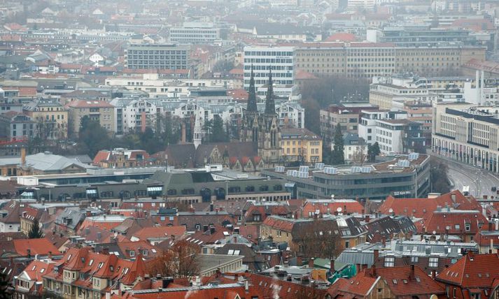 Mengun í Stuttgart.