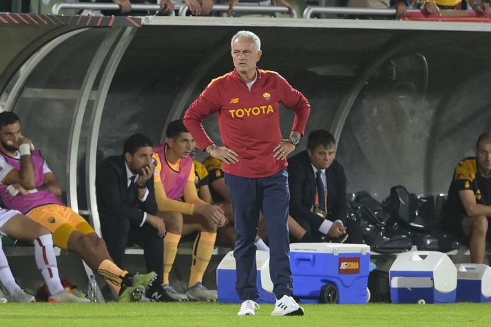 Jose Mourinho og lærisveinar hans í Roma þurftu að sætta sig við svekkjandi tap í kvöld.