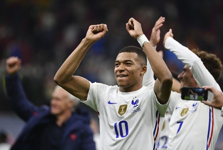 Kylian Mbappé og félagar í franska landsliðinu eru í riðli A1 með Dönum, Króötum og Austurríkismönnum.