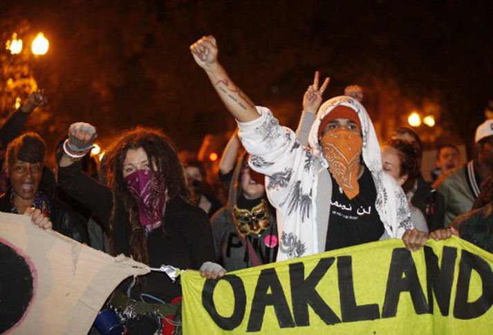 Mikil spenna ríkir í Oakland.