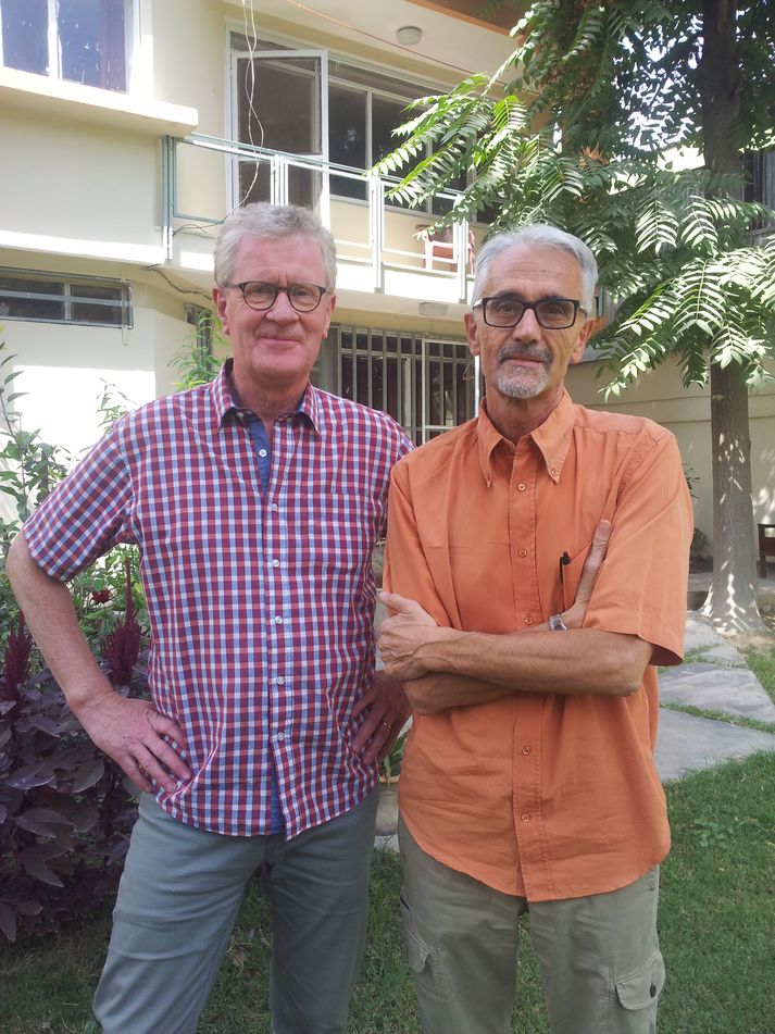 Jóhann Thoroddsen og Alberto Cairo.