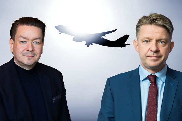 Birgir Jónsson forstjóri Play og Bogi Nils Bogason forstjóri Icelandair.