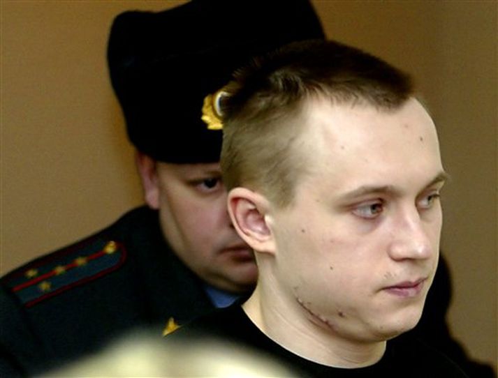 9 særðust þegar Alexander Koptsev réðst á fólk í samkunduhúsi Gyðinga í Moskvu í janúar.