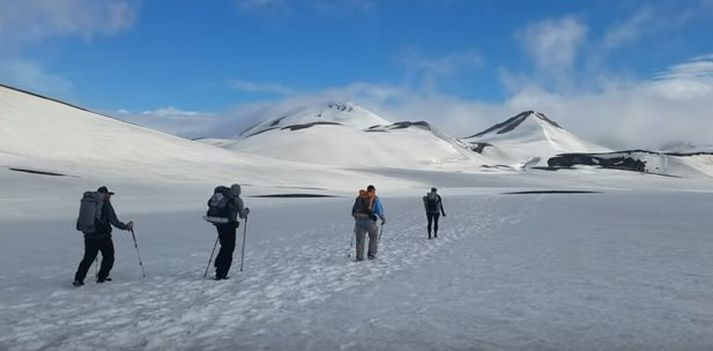 Það er ekki amalegt að ganga um á hálendi Íslands.