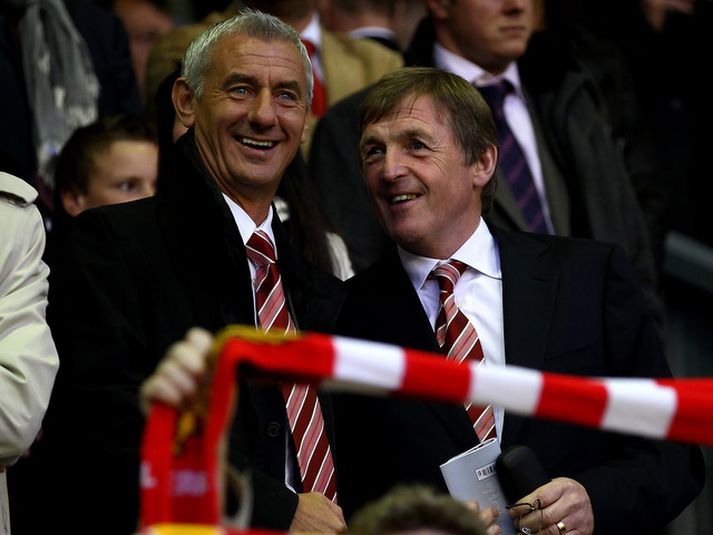 Ian Rush og Kenny Dalglish.