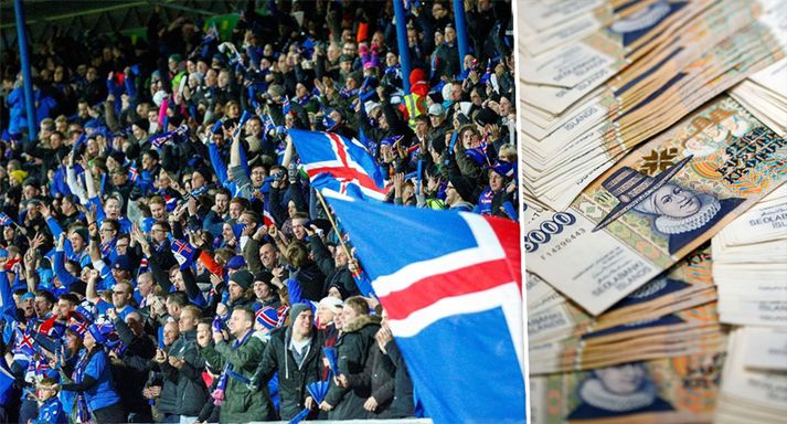 Fjármálamisferli og tengsl eins úr Tólfunni er reiðarslag fyrir 12. mann íslenska karlalandsliðsins í fótbolta. Myndin er frá landsleik á Laugardalsvelli og tengist ekki fréttinni með beinum hætti.