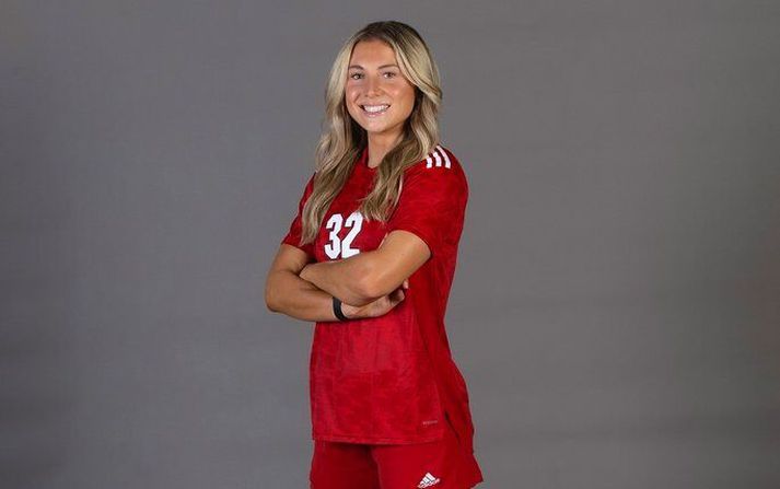 Taylor Marie Hamlett skoraði í fyrsta leik með FHL í kvöld.