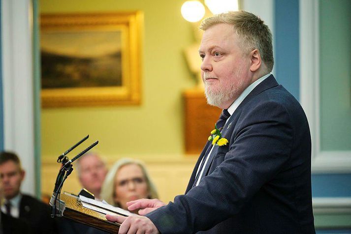 Sigmundur Davíð er formaður Miðflokksins.