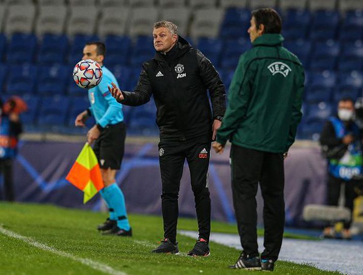 Ole Gunnar Solskjær átti erfiðan dag í Tyrklandi í gær.