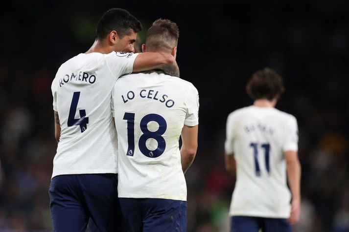 Cristian Romero og Giovani Lo Celso voru báðir í byrjunarliði Argentínu gegn Brasilíu í gær.